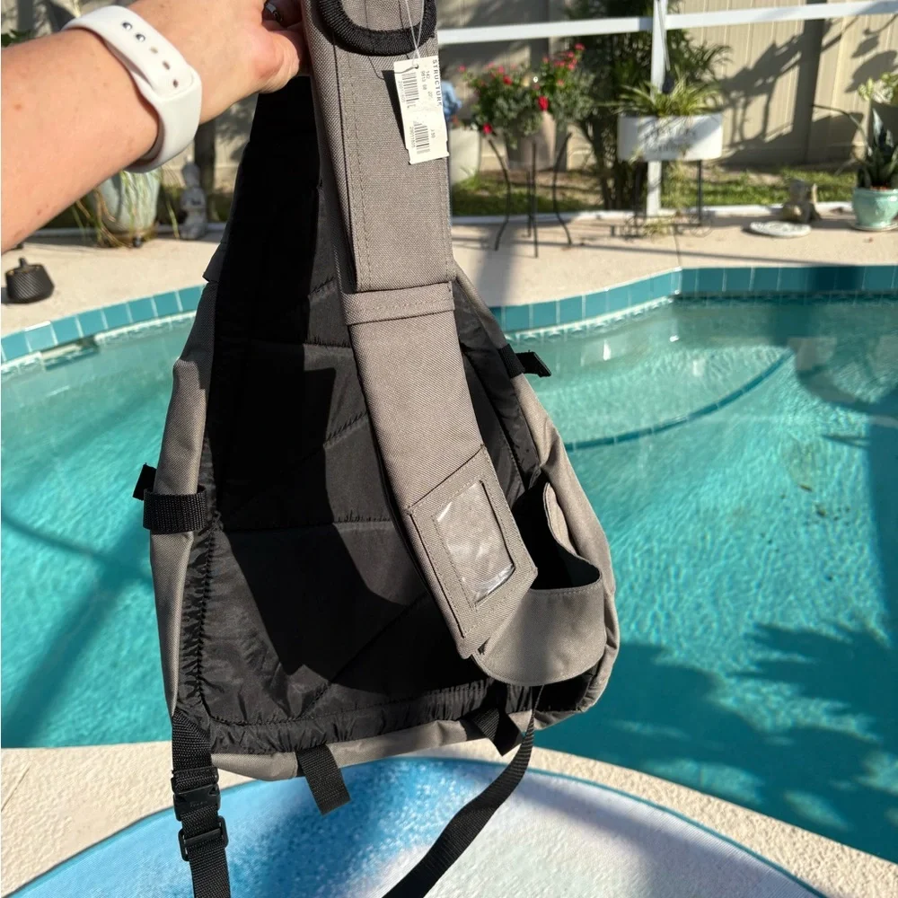 NWT Gray Sling Bag by Structure - Picture 4 of 7